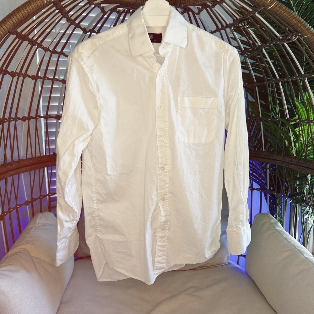 White dress shirt Diig Size 15 Neck